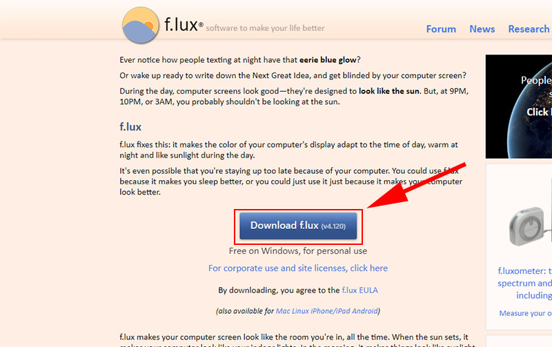 Download f.lux