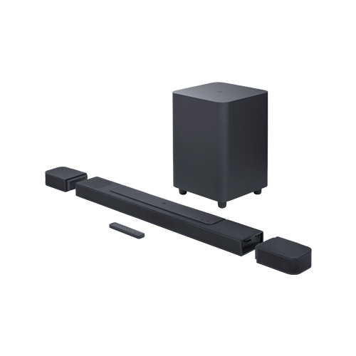 Loa soundbar JBL Bar 1000 sở hữu thiết kế nhỏ gọn, hiện đại