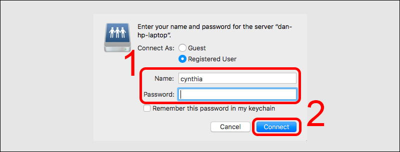 Nhập tên và mật khẩu để xem file