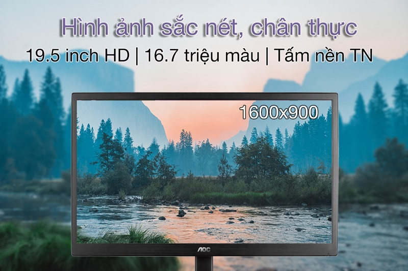 Hình ảnh rõ nét cùng màu sắc chân thật