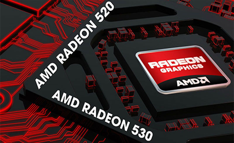 Card màn hình AMD Radeon 520 và Radeon 530