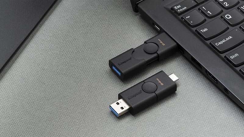 Kết nối USB với laptop
