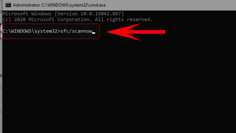 Nhập tìm cmd.exe và tích xanh vào ô bên dưới để mở cửa sổ Command Prompt
