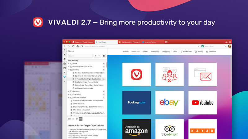 Vivaldi sở hữu nhiều chức năng hữu ích đáp ứng cho những nhu cầu thiết thực của người dùng