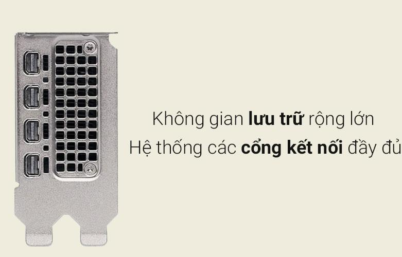 Cổng kết nối đa dạng với không gian lưu trữ rộng lớn