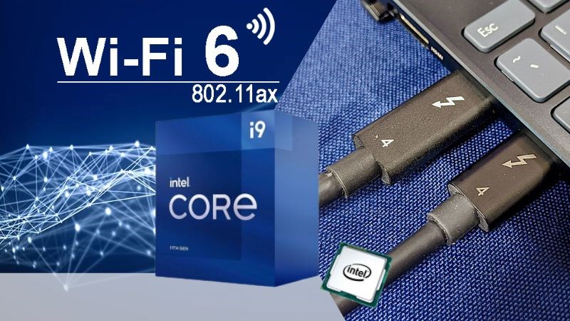 WiFi 6 và Thunderbolt 4 giúp kết nối nhanh chống tiện lợi