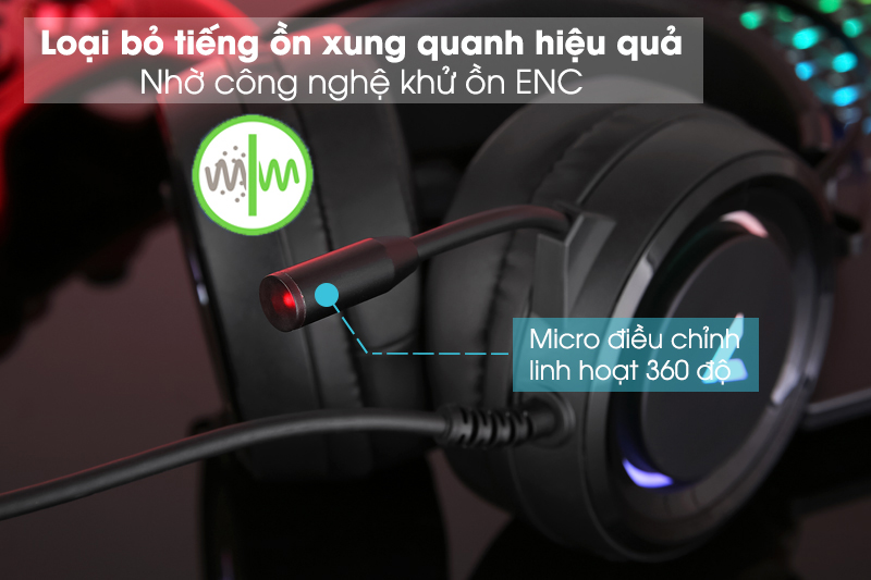 Khử tiếng ồn hiệu quả với công nghệ ENC