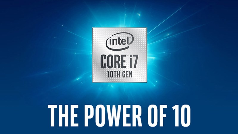 Chip core i7 10710U được sản xuất trên quy trình 14nm