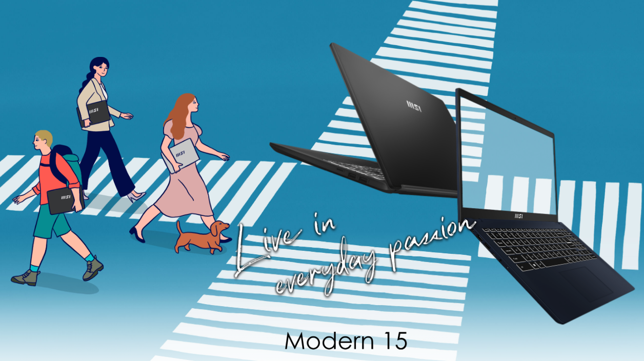 Laptop MSI Modern 15 B12M 628VN