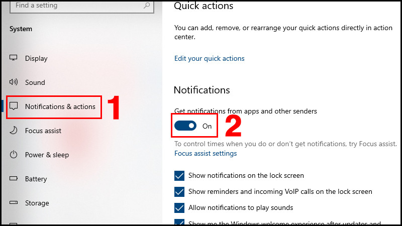 Hướng dẫn cách tắt thông báo trên Windows 10 cực đơn giản và nhanh chóng