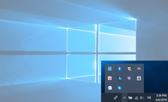Hướng dẫn khôi phục các biểu tượng hệ thống trên thanh taskbar Windows 10 đơn giản nhất.