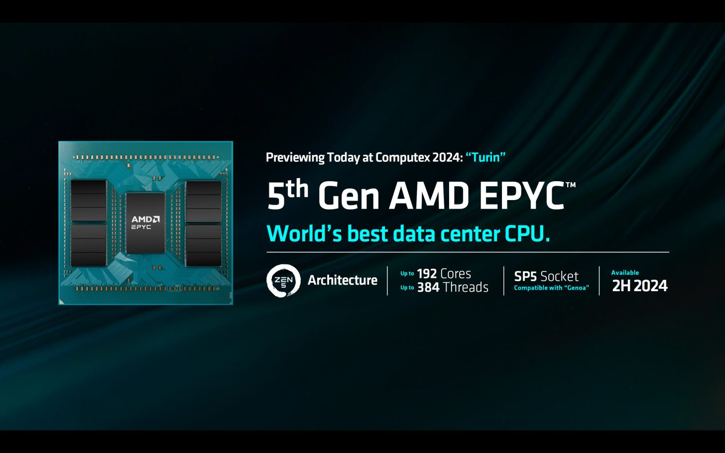 AMD ra mắt CPU Thế hệ 5 EPYC 