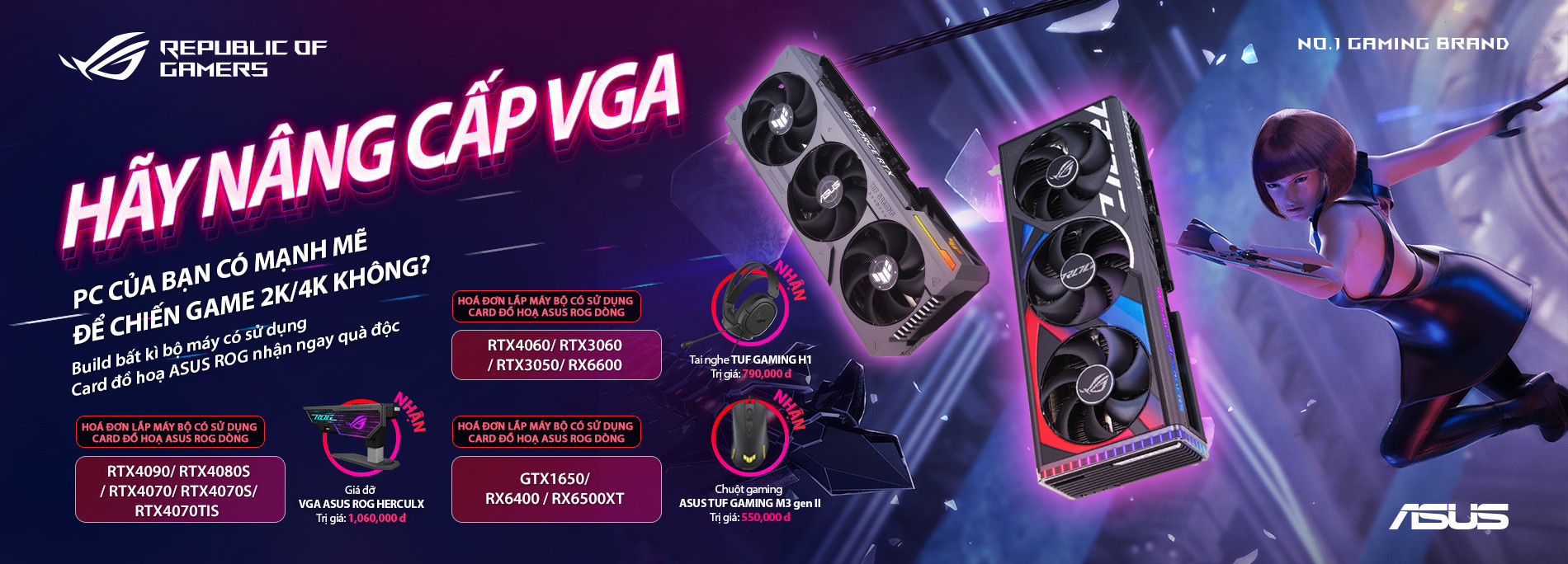 PC CỦA BẠN CÓ MẠNH MẼ ĐỂ CHIẾN GAME 2K/ 4K KHÔNG? HÃY NÂNG CẤP VGA