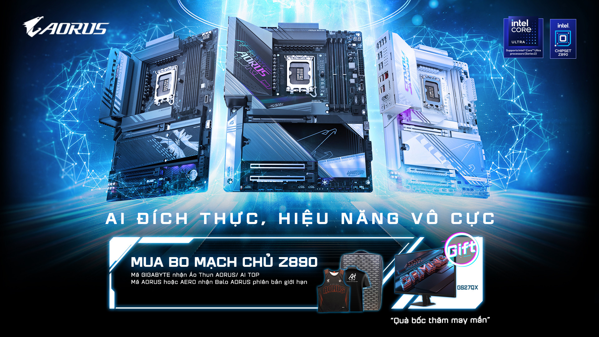 AI ĐÍCH THỰC - HIỆU NĂNG VÔ CỰC, NHẬN QUÀ NGAY KHI MUA BO MẠCH CHỦ Z890