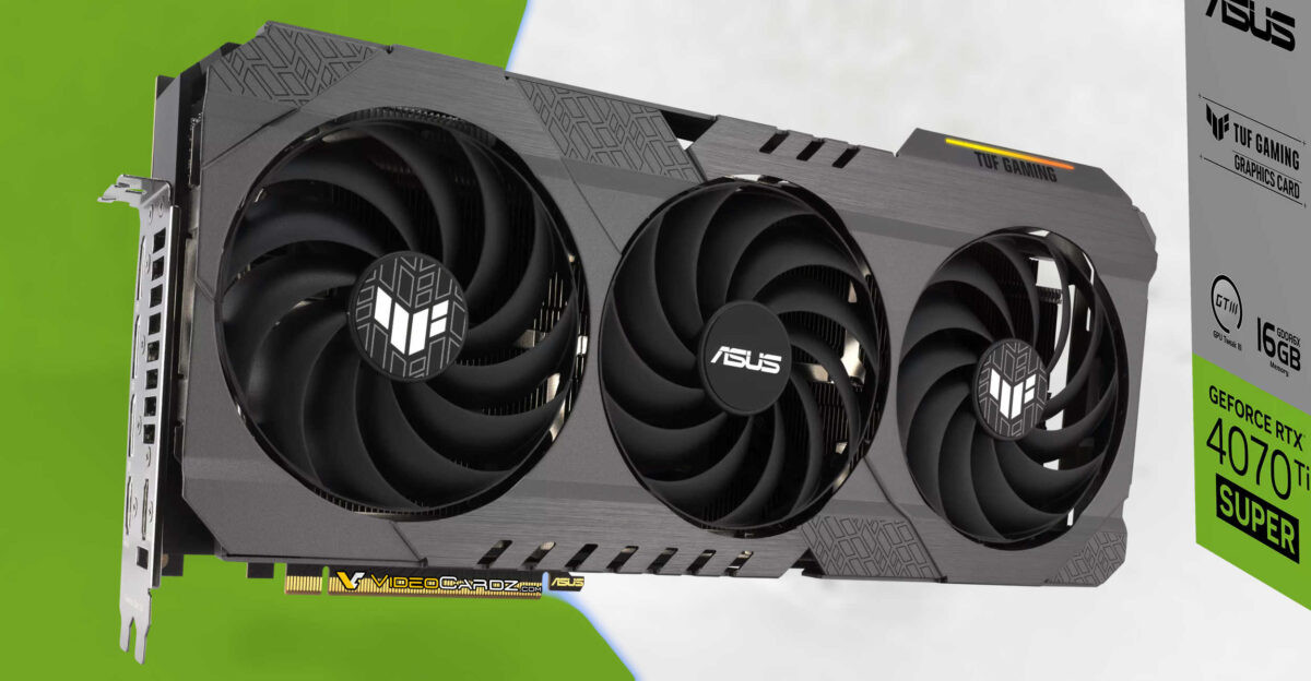 ASUS đã ra mắt dòng GeForce RTX 4070 Ti SUPER TUF Gaming OG Series sử dụng GPU AD102