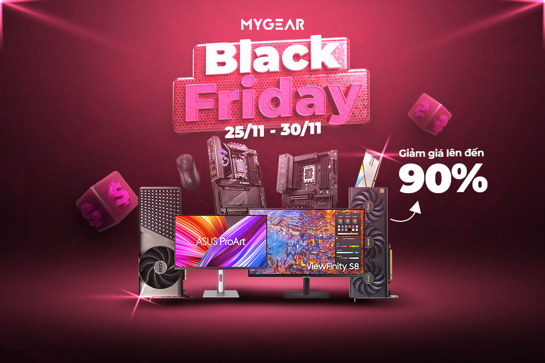 Black Friday 2024 tại MYGEAR – Đại Tiệc Siêu Ưu Đãi Không Thể Bỏ Lỡ