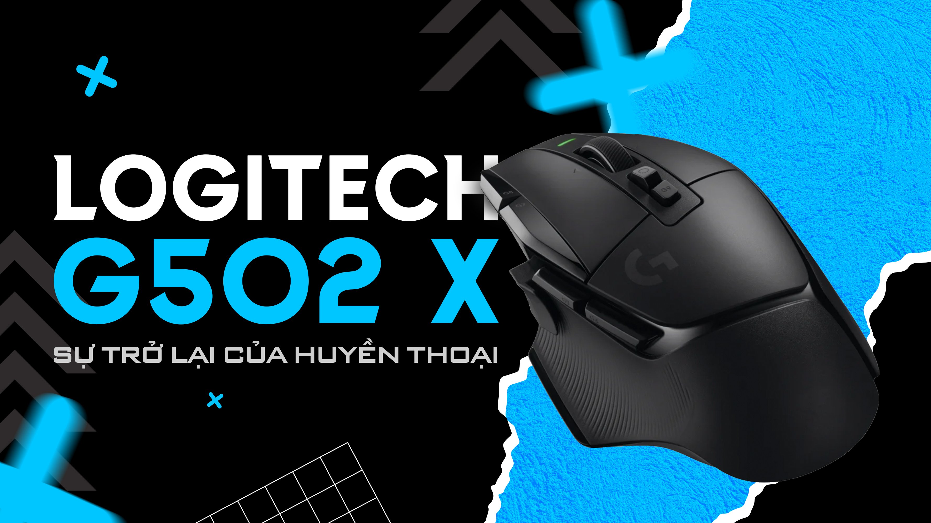 Chuột chơi game Logitech G502 X nâng cấp thay thế G502 liệu có đáng mua ?