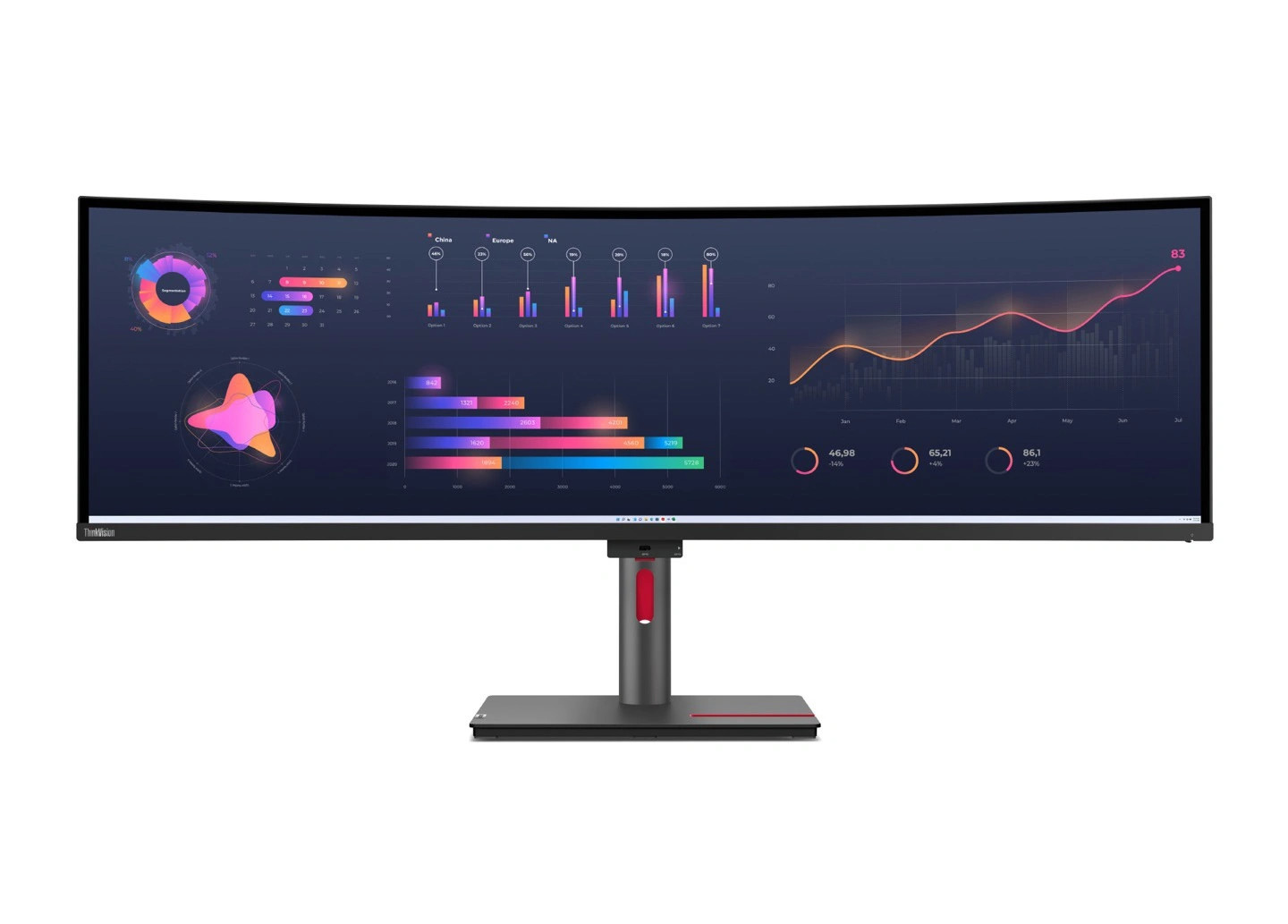 Lenovo công bố màn hình ThinkVision mới