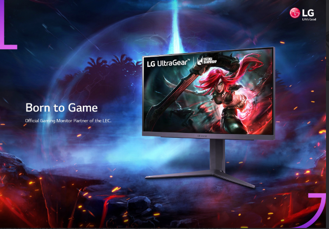  LG UltraGear 25GR75FG - Màn hình chơi game LOL EMEA Championship 2023 với tốc độ làm mới 360 Hz