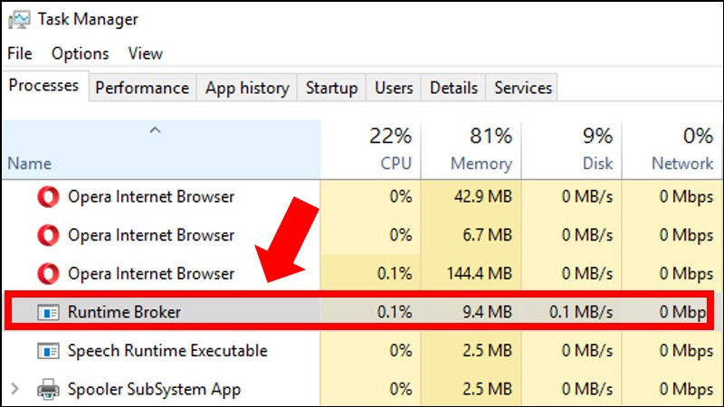 Những điều bạn chưa biết về Runtime Broker trên Windows 10