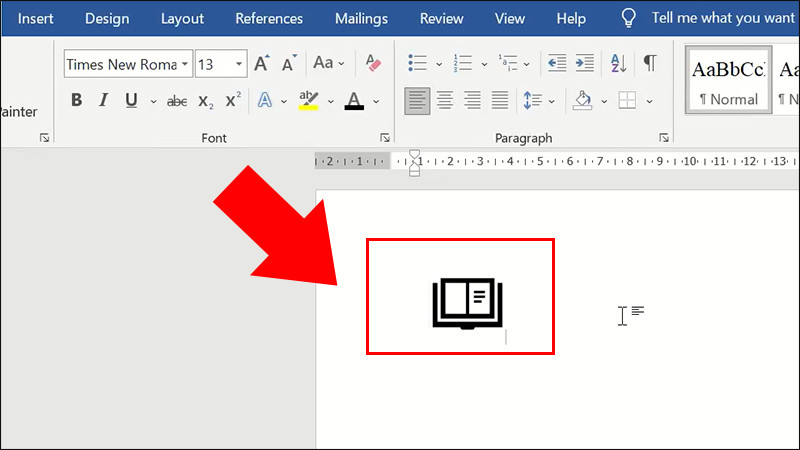 Hướng dẫn chèn biểu tượng hình ảnh quyển sách trong Microsoft Word đơn giản.