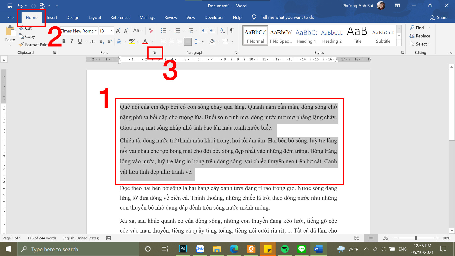 Hướng dẫn ẩn, hiện đoạn văn bản trong Microsoft Word 100% thành công