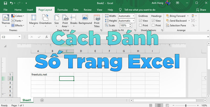 4 thủ thuật đánh số trang trong Excel mới nhất