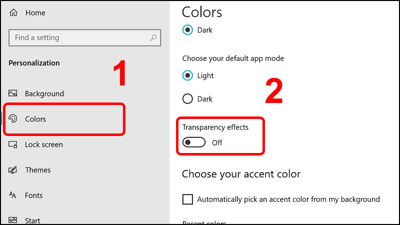 Hướng dẫn cách tắt hiệu ứng gương, hiệu ứng chuyển động mờ Windows 10,11 cực đơn giản