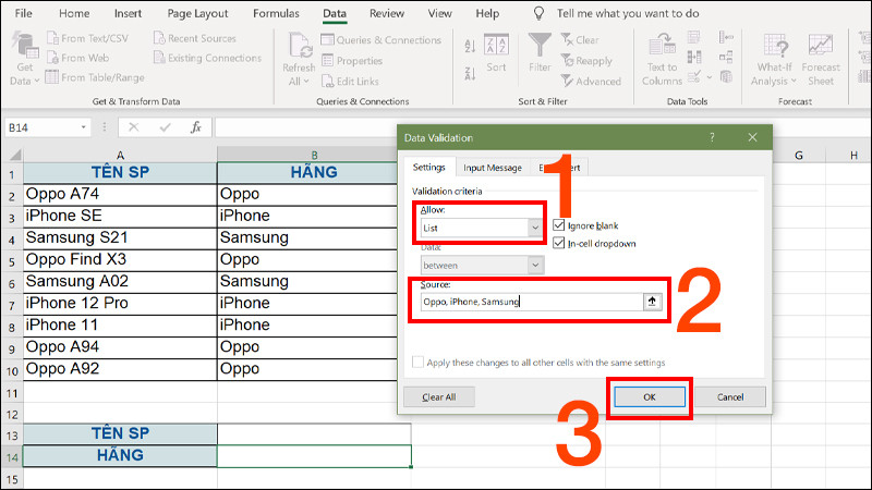 Hướng dẫn tạo Drop List trong Excel cho dân văn phòng