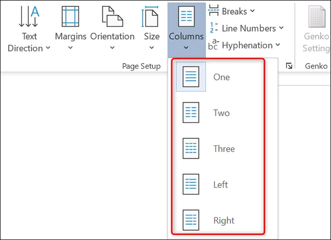 Hướng dẫn chia cột trong Microsoft Word đều và điều chỉnh khoảng cách cột dễ dàng
