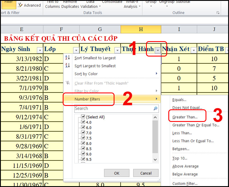 Hướng dẫn cách sắp xếp và lọc dữ liệu trong Excel cực đơn giản và dễ thực hiện nhất
