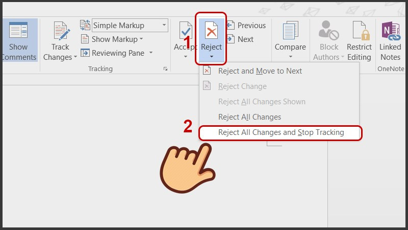 Cách dẫn sử dụng Track Changes trong Microsoft Word đầy đủ, chi tiết