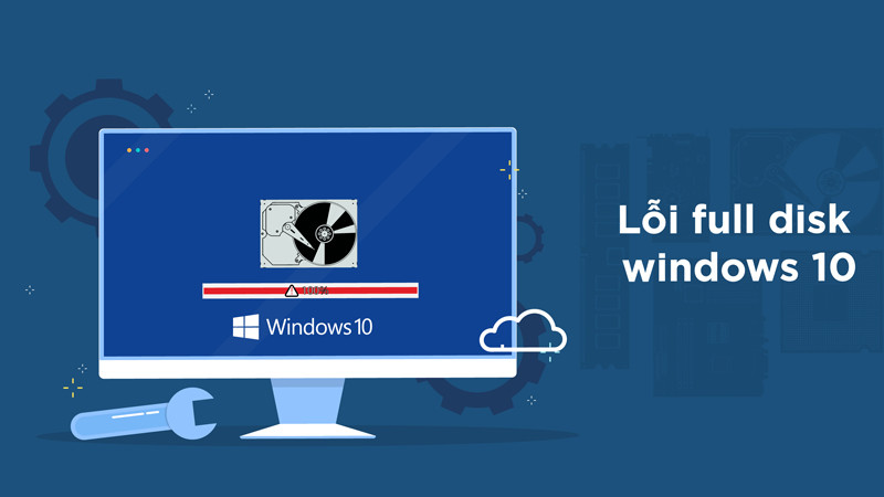 Tìm hiểu nguyên nhân và cách khắc phục Lỗi Full Disk Windows 10 đơn giản, nhanh chóng