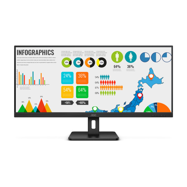 Màn hình máy tính AOC Q34E2A/74 34 inch 2K IPS 75Hz