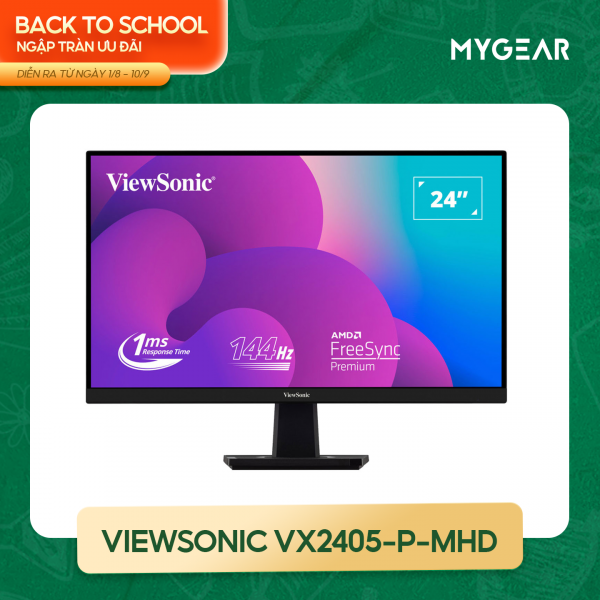 Màn hình Gaming ViewSonic VX2405-P-MHD 24 inch FHD IPS 144Hz (HDMI, DisplayPort)