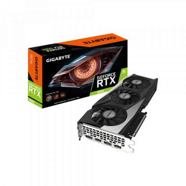 Card màn hình Gigabyte GeForce RTX 3060 Gaming OC 12G 3 Fan V2 GDDR6 