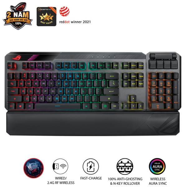 Bàn Phím Asus ROG Claymore II RX ABS