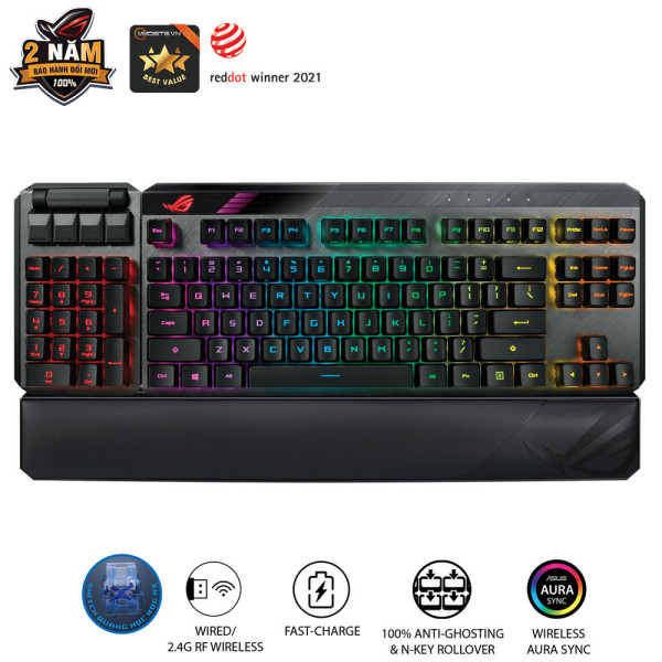 Bàn Phím Asus ROG Claymore II PBT