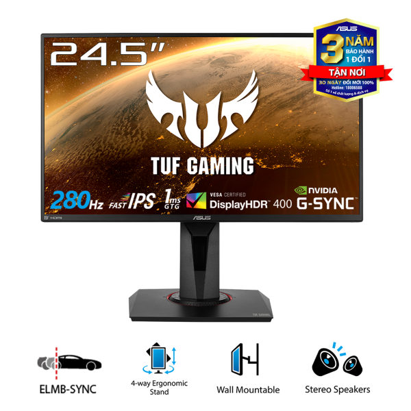 Màn hình ASUS TUF Gaming VG259QM 25 inch Full HD IPS 280Hz