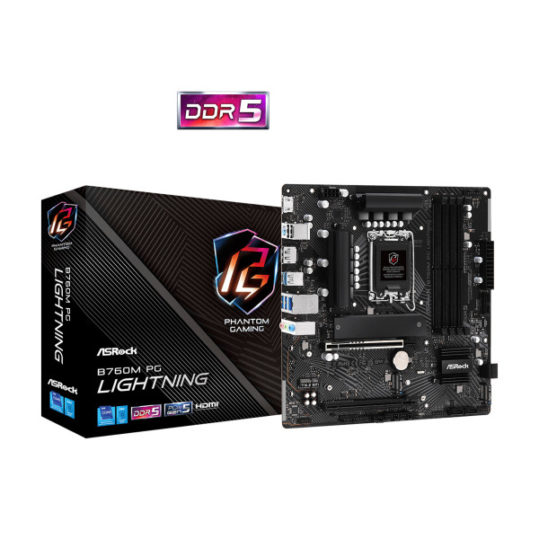 Bo mạch chủ ASrock B760M PG Lightning DDR5