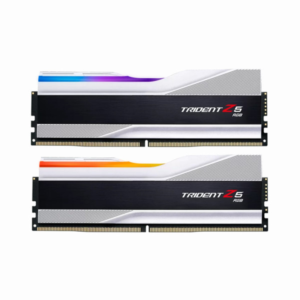 Bộ nhớ Ram PC G.Skill Trident Z5 RGB 64GB 6400MHz DDR5 (32GBx2) Silver (Intel XMP)