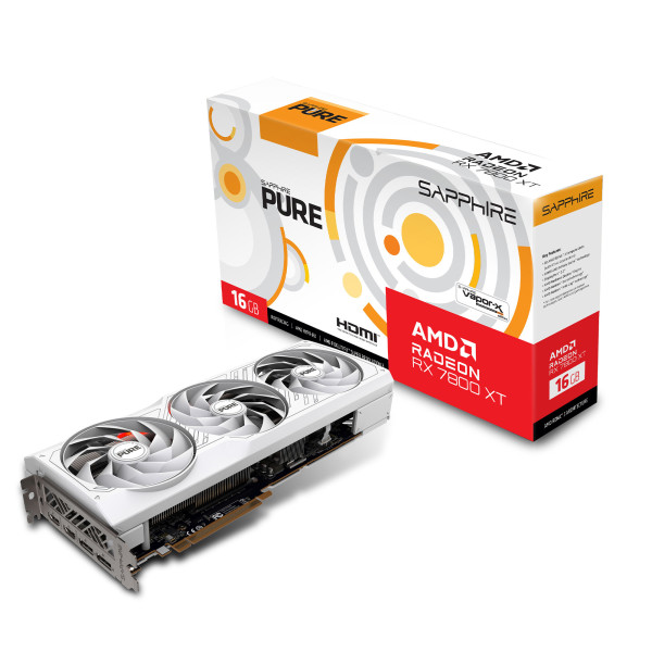 Card màn hình Sapphire Pure AMD Radeon RX 7800 XT Gaming OC 16GB GDDR6 (11330-03-20G)