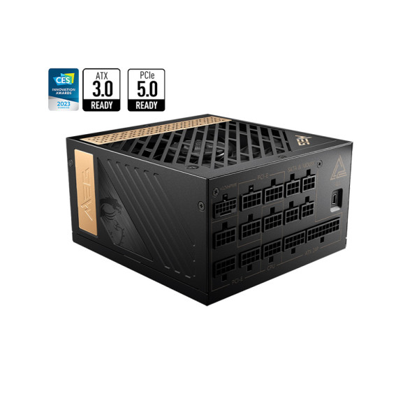 Nguồn máy tính MSI MEG Ai1300P PCIE5 1300W 80 Plus Platium