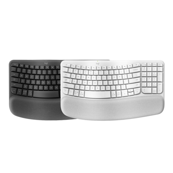 Bàn phím không dây Logitech Wave Keys Ergonomic