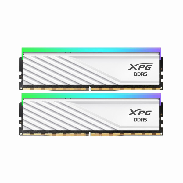 Bộ Nhớ Ram PC Adata Lancer Blade RGB 32GB (16GB x 2) DDR5 6000Mhz White (AX5U6000C3016G-DTLABRWH)