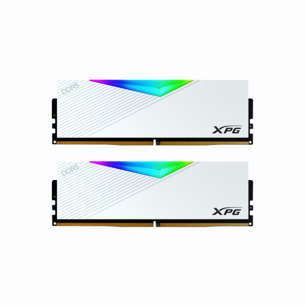 Bộ nhớ Ram PC Adata XPG Lancer RGB 64GB (2x32GB) DDR5 6000MHz White (AX5U6000C3032G-DCLARWH)