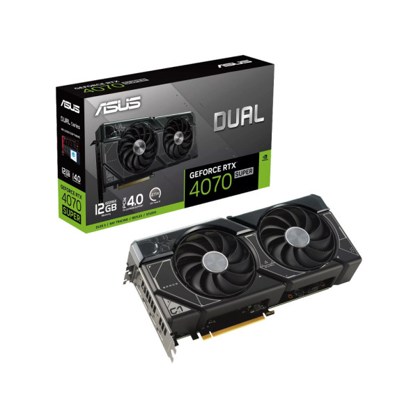 Card màn hình ASUS Dual GeForce RTX 4070 Super12GB GDDR6X (DUAL-RTX4070S-12G)