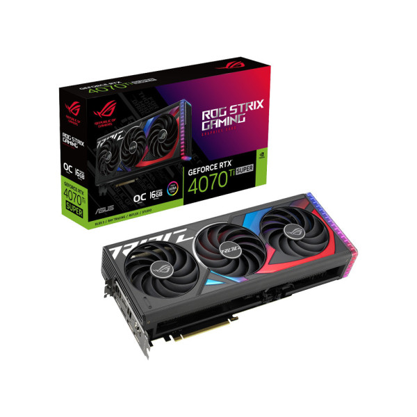 Card màn hình ASUS ROG Strix GeForce RTX 4070 Ti SUPER OC 16GB GDDR6X