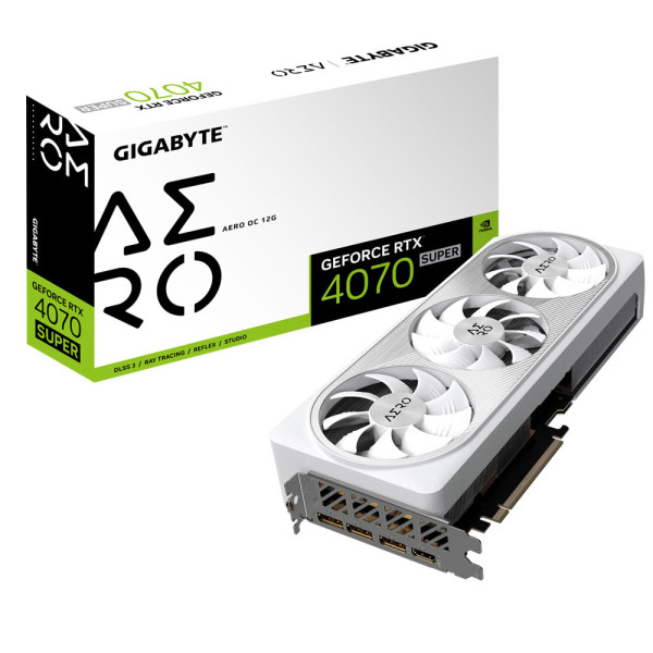 Card màn hình Gigabyte GeForce RTX 4070 SUPER Aero OC 12GB GDDR6X (GV-N407SAERO OC-12GD)