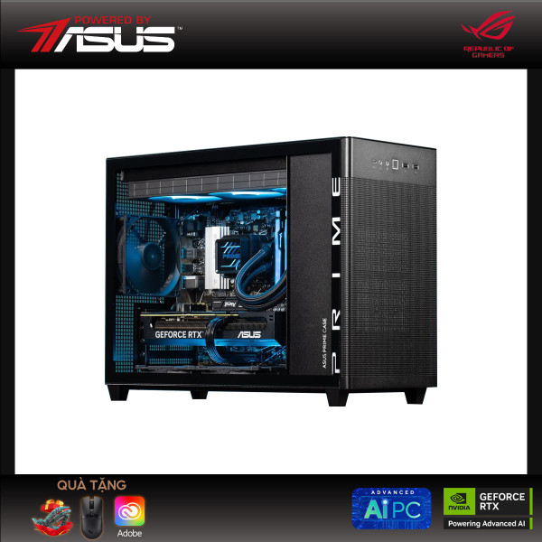 PC Gaming MyGear x Asus AP201 Intel I5 12400F | Ram 16GB | 500GB SSD | RTX 4060 8G